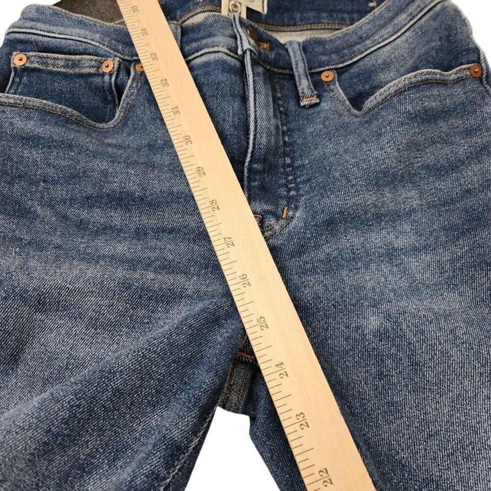 Madewell Jeans Womens 26 Cali Demi Boot Cut Dark Wash Denim Stretch Pockets - Picture 13 of 13